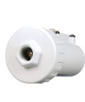 External Water Trap Valve With Automatic Drain For Compressed Air System, 1/2 In NPT Female Ports, side view of white housing