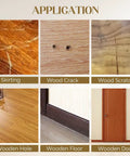 No Sweat Wood Filler Sticks For Fast Scratch Repair Wax Crayons For Hardwood Floors Cabinets And Furniture Touch Up Markers display of wood applications.