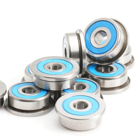 Sweet F623RS Ball Bearings 10 Pack ABEC 7 Precision Sealed Flange 3x10x4mm For XY Axis 3D Printer CNC Replacement Idler Wheel Silky Smooth Running Low Friction Heavy Duty Parts Killer Value Easy Install Works Great On All Machines Today.