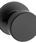 Pismo Matte Black Dummy Door Knob For Interior Doors Single Sided Pull Handle For Closets French Double Doors And Pantries