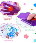 288 Piece Flower Wall Sticker Set Colorful Floral Vinyl Decals For Nursery And Bedroom Peel And Stick Y2K Aesthetic Decor