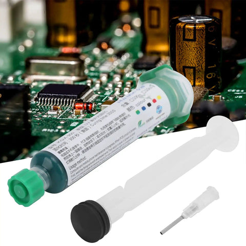 Liquid Solder Paste For Electronics, Solder Mask Ink Flux Paste With UV Light Curing For PCB Soldering And BGA Repair, kit components