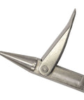 Close-up of 3 Inch Stainless Steel Spearfishing Speartip With 6mm Thread For JBL Spearguns Rock Point Single Wing Barb Ice Fishing Ready