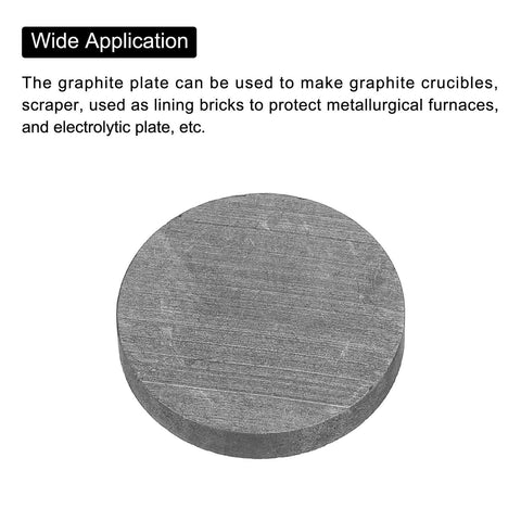 High Purity Graphite Block Disk Ingot 30x5mm For Melting And Electrolysis Pro Grade Graphite Electrode Plate Sheet