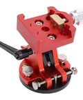 Beefy Latitude Adjustment Telescope Mount With One Quarter Inch Interface And M6 M8 Interfaces, red aluminum equatorial wedge