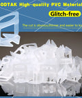 Tile Leveling System Kit With 2000 Spacers And Clips For Professional Ceramic Tile And Stone Installations, DIY Friendly