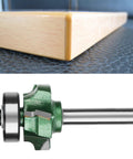 Pro Woodworking Router Bit With 4 Sharp Teeth For Precise Edge Trimming And Banding Cleanup R1 R2 R3 Carbide Heads with durable shank.