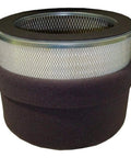 Heavy Duty Paper Filter Cartridge For Industrial Blowers And Vacuum Pumps, Height Fourteen And A Half In, Inner Diameter Nine In, Outer Diameter Fourteen Point Six Two Five In, 1825 SCFM, Made In USA, Superior Sealing And Dust Load Capacity
