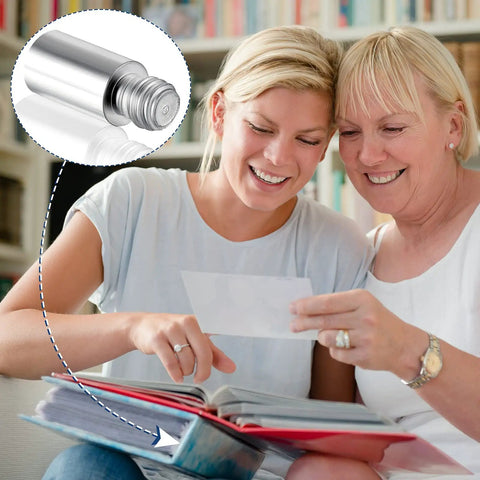 Rock Solid 40 Piece Scrapbook Extension Posts And Screws To Keep Post Bound Album Pages Locked Tight And Looking Fresh Durable Binding Hardware For Photographers And Makers with women enjoying memories.