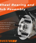 Beefed-Up Rear Wheel Bearing And Hub Assembly For Mazda CX-3 2016 2017 2018 2019 2020 2021 5 Lug Without ABS Fits Rear Left And Right AWD
