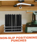 Premium Cylindrical Punch Set With Base Non Slip Positioning For Mechanical Repair And Maintenance Durable Steel Construction Easy Operation For Efficient Work And Precise Alignment on shelf