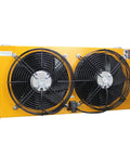 Pro Grade Hydraulic Oil Cooler And Heat Exchanger With Dual Fans DC24V Operation Radiator Plate Style Heavy Duty High Flow