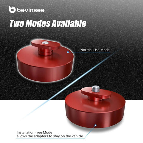 4 Pcs Lifting Jack Pads Pucks For Corvette C5 C6 C7 Z06 ZR1 C8 Built Tough With Heavy Duty Aluminum Lift Point Adapters, red, two modes shown