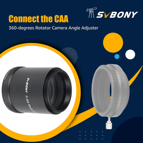 Rotator Camera Angle Adjuster for Field Flattener 0.8x Focal Reducer For SV550 122mm APO Refractor Telescope