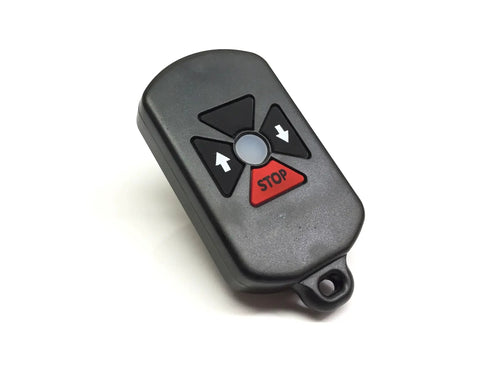 Remote Control System For Commercial Overhead Doors PB3-DRC Replacement With Wireless RF Remotes, black finish, front view