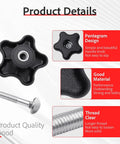 Handle Knob And Screw Bolt Washer Kit For Lawn Mowers And Snow Blowers Replacement Parts 92-2260 106-4161 107-3844