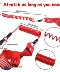 2 Pack Must Have Kill Switch Lanyard For Boat And Jet Ski Replacement Wrist Strap Emergency Kill Stop Cord Tether, red with flag