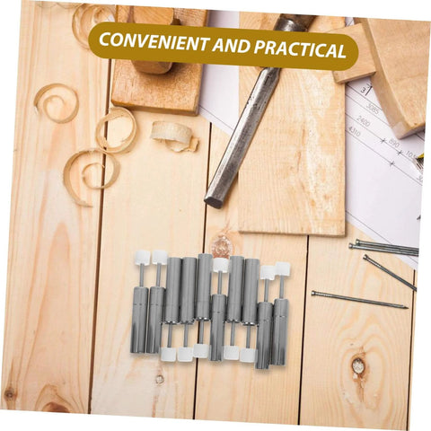 10 Pcs Soft Close Cabinet Dampers Kit For Quiet Smooth No Slam Closing Hydraulic Silent Buffer For Kitchen Cabinets And Furniture Easy Install Reliable Damping Cabinet Door Closers Upgrade Your Hardware on wooden background with tools.