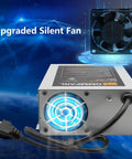 Heavy Duty 55 Amp Rv Converter Plug And Play Campground Ready Dc Power Supply With Three Stage Smart Charging showing upgraded silent fan and power connection