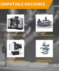 Image of CNC Machining Center, Engraving Machine, CNC Milling Machine, and Milling Machine for "4 Flute Carbide Ball Nose End Mill For Alloy Steels And Hardened Steels Pro Grade With Anti Coating And Micro Grain For Precision Milling In 1/8, 1/4, 3/8, 1/2 Inch Sizes" compatibility