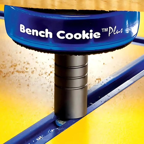 4 Pack 2 Inch T Track Risers for Bench Cookie Plus or Connect Aluminum Adjustable T Track Risers for Woodworking Extra Height