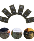 Six Pack Nylon Tactical Belt Buckles With Quick Release Adjustable Clips For Outdoor Gear And Camping Comfortable Design