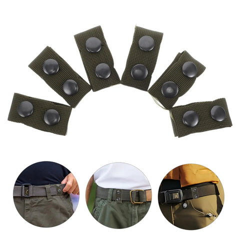 Six Pack Nylon Tactical Belt Buckles With Quick Release Adjustable Clips For Outdoor Gear And Camping Comfortable Design