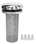Oil Tank Air Filter With Valve Cover For Hydraulic Fuel Tank Systems, stainless steel filter and bolts, 125 Micron Oil Filtration