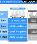 Comparison of 4 Piece Adjustable Wrench Set Featuring 6 8 10 12 Inch Wrenches with other brands showing jaw sizes and capacities.