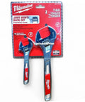 Beefy Heavy Duty Adjustable Wrench Set With 6 And 10 Inch Jaws Smooth Adjustment Screw Non Slip Parallel Jaws Chrome Plated Handles