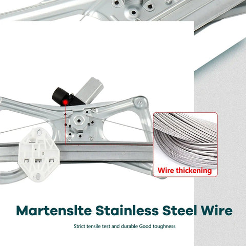 Power Window Regulator Replacement For 2006-2011 Honda Civic OE 748-476 72250SNAA03 with martensite stainless steel wire