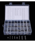 Stainless Steel Compression Spring Pins Set 280Pcs Pro Grade Assorted Kit With Box M1.5 To M8 Tension Pins for DIY Projects