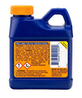 Permanent Coolant Leak Repair Kit ST5501 bottle with label, blue container, orange cap, use instructions visible, 20 Qt capacity
