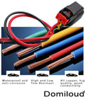 Ram 2500 License Plate Light Connector And Socket Kit Two Pack 2011-2018 5.7L 6.4L 6.7L Waterproof Harness copper wires