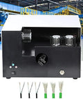Auto Adjustable Wire Twisting Machine For Shielded Cable showing pneumatic controls and multiple wire ends for stripping and twisting.