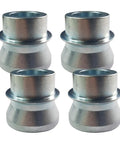 Badass Heavy Duty Three Quarter To One Half Inch Heim Joint Spacer With High Misalignment Tolerance Shim For Rod End Bearings Galvanized Low Carbon Steel four piece kit.