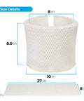 2 Pack MAF2 Wicking Humidifier Filter Replacements Must Have For MoistAir Air Care Essick Air And Kenmore Humidifiers size details