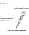 40 Piece Pack Heavy Duty M4 X 0.7mm Stainless Steel Self Lock Nylon Inserted Lock Nuts for 3D Printer and Furniture Projects
