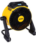 Heavy Duty Industrial Air Purifier Fan With HEPA Filter And 4000 CFM Power, PM2.5 Sensor, 360 Degree Tilt, yellow and black design