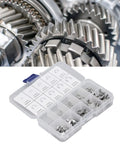 All In One E Clip Assortment Kit With Nine Metric Sizes Stainless Steel External Circlips For Bearings Gears Pulleys And Axles Heavy Duty Retaining Rings Set For Secure Snap Fit