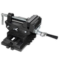 X-Y Compound Drill Press Vise Beefy 2 Way Heavy Duty Cross Slide Clamp For Securing Workpieces 6 Inch Jaw Ductile Iron Construction