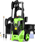 HD4000 Electric Pressure Washer With 1700W Motor, 1.8 GPM, 20 Ft High Pressure Hose, 35 Ft Power Cord, Foam Cannon And Gimbaled Nozzle