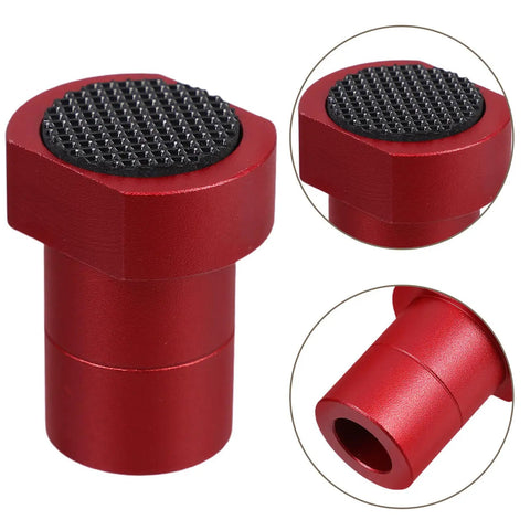 Eight Piece Workbench Dogs And Planing Stopper Set, aluminum alloy nonslip design, detailed view of stopper from the set