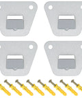 Heavy Duty Wall Mount Bracket Kit For Fans And Range Hoods, Includes 4 Hook Hangers, 4 Hanging Plates, Concealed Mount