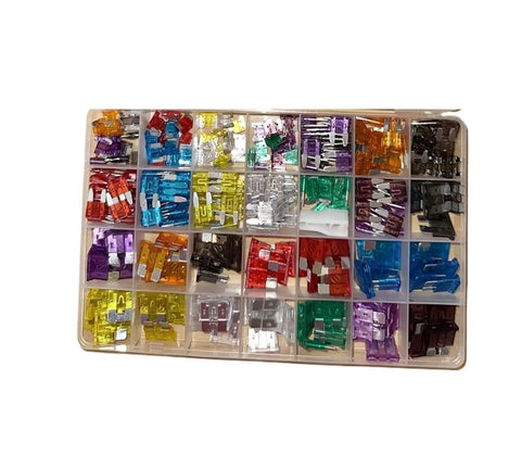 360 Piece Car Fuse Kit With 160 Blade Fuses, 90 Standard Fuses, And 50 Micro2 Plus 60 Micro2 Fuses For RVs, Trucks, And Motorcycles, Covers 2A To 40A, Must-Have Fast Acting Electrical Repair Gear in transparent box