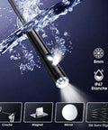 Endoscope Camera With Light For DIYers And Home Pros Pro Grade 1920P HD Inspection For Automotive And Household IP67 Waterproof Borescope With SemiRigid 16.5Ft Cable Detects Pipe Clogs And Engine Issues Works With iPhone And Android, 8mm camera tip
