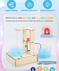 STEM Science Kits For Kids Ages 8 To 13, Five-Pack 3D Wooden Puzzle Builds, DIY Educational Building Toys For Boys And Girls, Fun Engaging Projects And Hands-On Learning, Brain-Boosting, Perfect Birthday Gift Idea, wooden infrared water dispenser puzzle