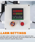 Dead-On Electronic Length Counter Measuring Wheel With Loud Buzzer And Multi-Set Dial For Wire Cable And Tin Wires control panel with alarm settings.