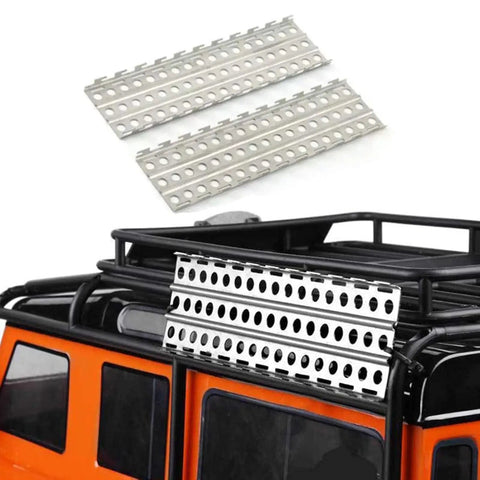 Metal Sand Ladder Recovery Board And Shovel Set For 1 To 10 Scale RC Crawlers TRX4 SCX10 D90 CC01 Recat MST Accessories