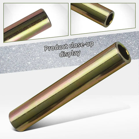 Two Pack 104-3667 Spanner Bushing For Toro Lawn Boy Quest E S Series 304 Stainless Steel, 4 1/4 Inch Long, 1/2 Inch ID, Rustproof, Heavy Duty Axle Replacement Part For Lawn Equipment close-up